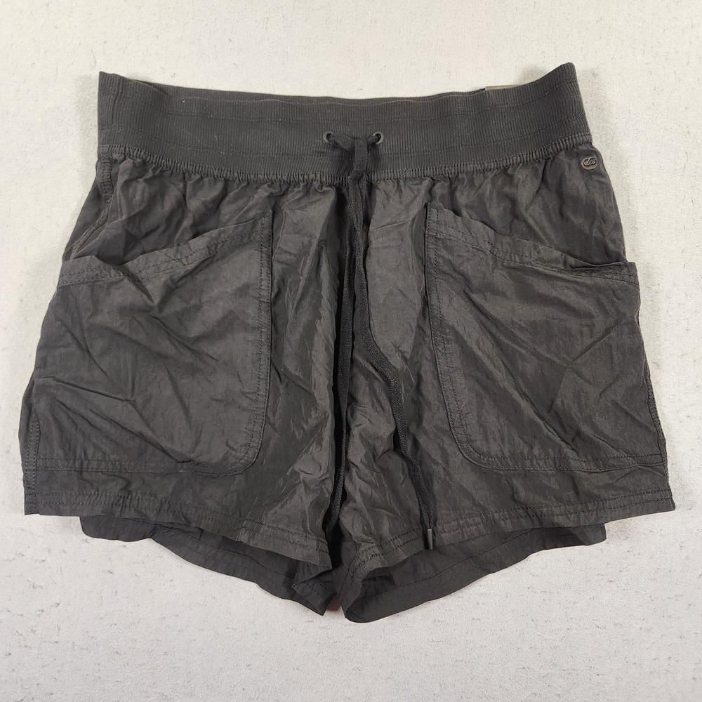 Calia Black Mid Rise Shorts Medium Journey Collection 4" inseam New